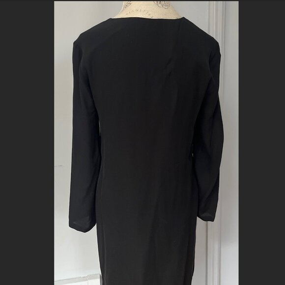 Black Silk Theory Dress - Picture 5 of 9